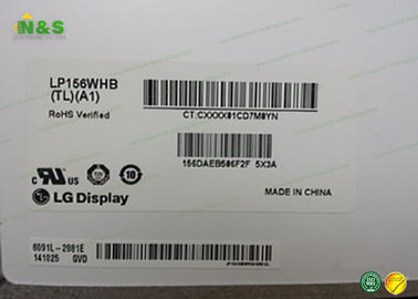 Sin tacto, panel LCD LP156WHB-TLA1 del alto brillo 1366*768 LG para 15,6 pulgadas