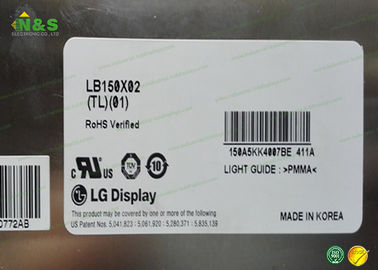 Panel LCD de LB150X02-TL01 LG, ordenador portátil 1024×768 de la exhibición del lcd de la PC de 15,0 pulgadas