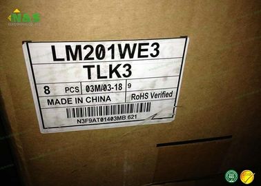 Cristal normalmente blanco de LM201WE3-TLK3 LG LCD 20,1 pulgadas con área activa de 433.44×270.9 milímetro