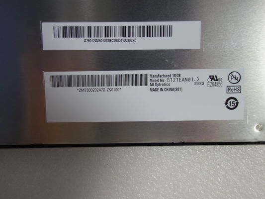Panel LCD duro de la capa G121EAN01.3 12,1” 1280×800 AUO