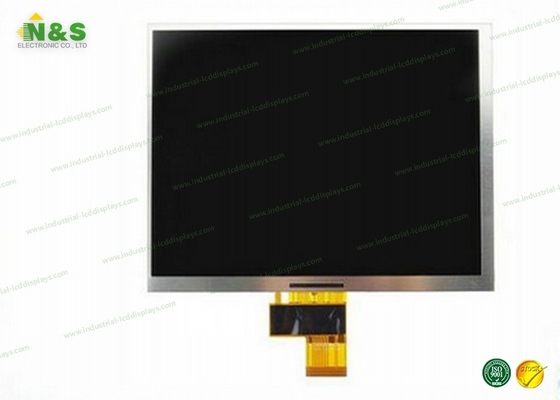 Chimei el panel del Uno-Si TFT LCD de 8,0 pulgadas que cubre difícilmente normalmente blanco