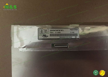 HSD070PWW1-A00 HannStar negro de 7,0 pulgadas normalmente con 150.72×94.2 milímetro